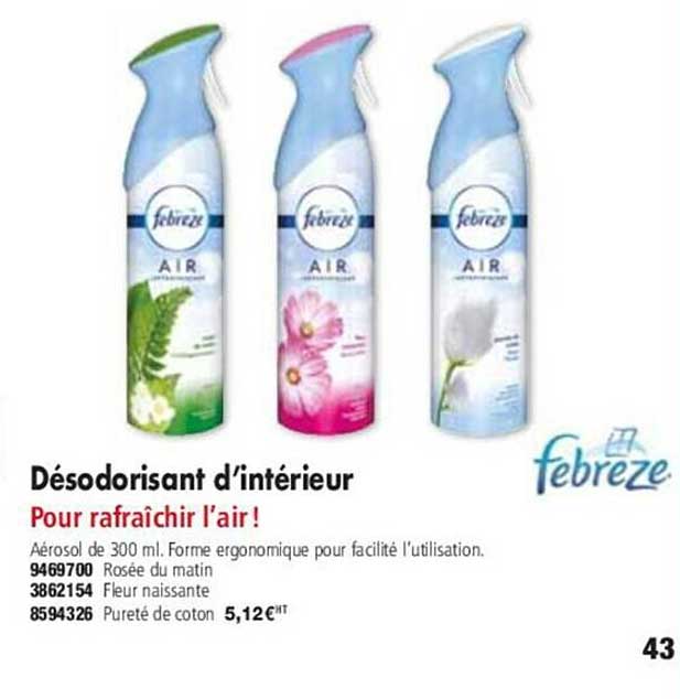 Désodorisant D'intérieur Febreze
