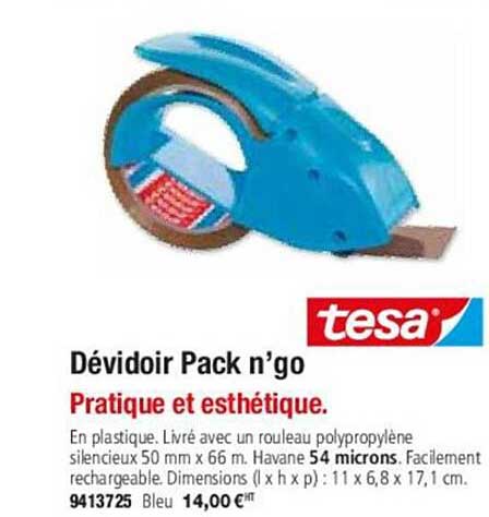 dévidoir pack n'go tesa pratique et esthétique tesa