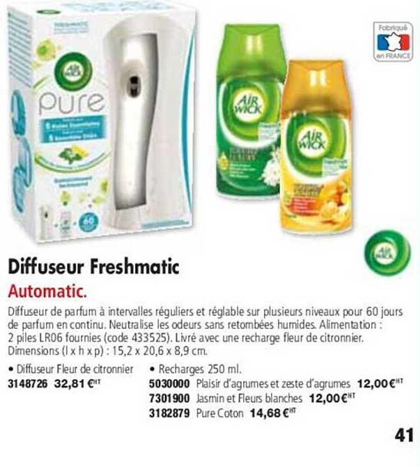 Diffuseur Freshmatic Air Wick