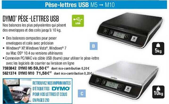dymo pèse-lettres usb