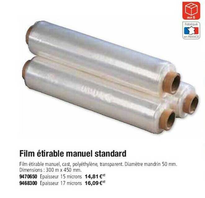 Film étirable Manuel Standard