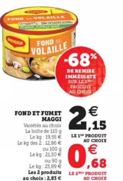 fond et fumet maggi