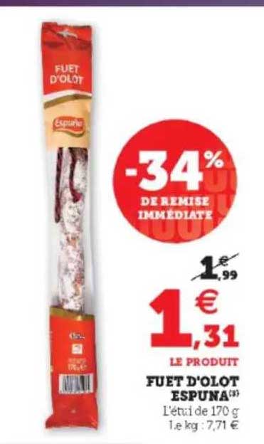 Fuet D'olot Espuma -34% De Remise Immédiate