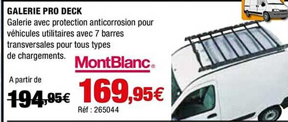 Galerie Pro Deck Montblanc