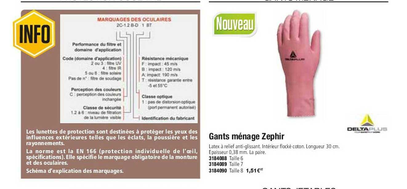 gants ménage zephir deltaplus