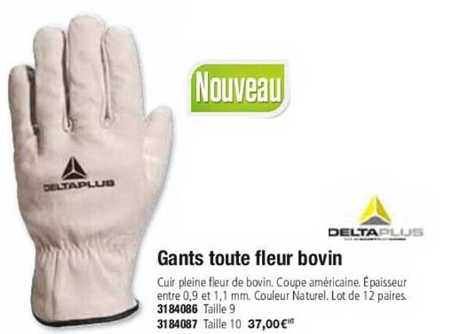 gants toute fleur bovin deltaplus