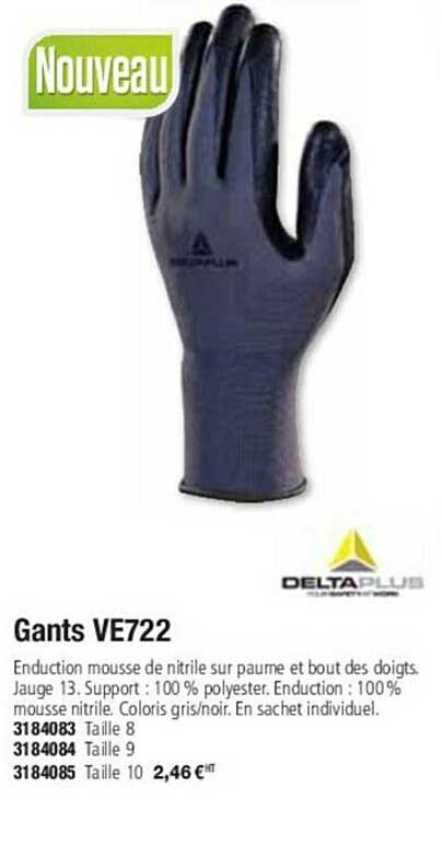 gants ve722 deltaplus