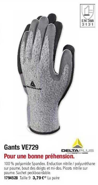 gants ve729 deltaplus