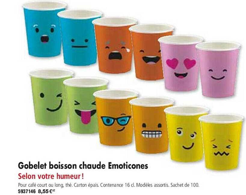 Gobelet Boisson Chaude Emoticones