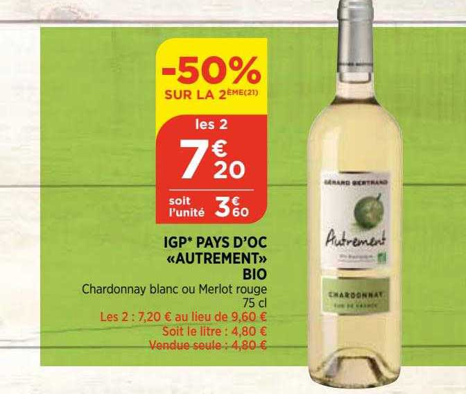 Igp Pays D'oc "autrement" Bio