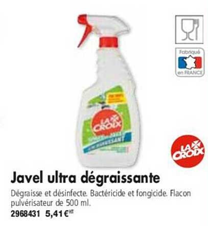 Javel Ultra Dégraissante La Croix