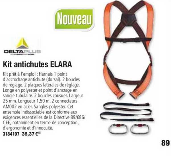 kit antichutes elara deltaplus