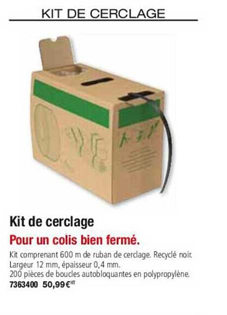 Kit De Cerclage Pour Un Colis Bien Fermé