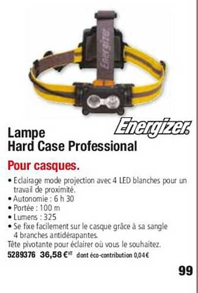 lampe hard case professional energizer