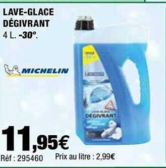lave-glace dégivrant -30° michelin