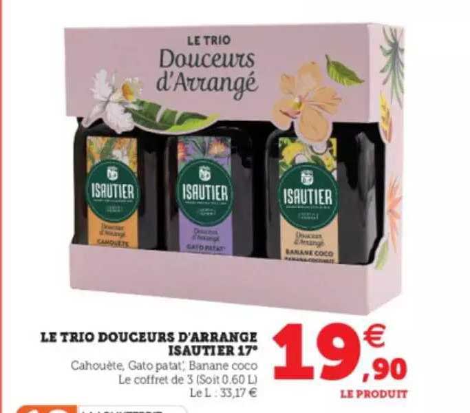 le trio douceurs d'arrange isautier 17°