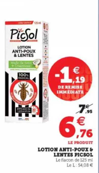 Lotion Anti Poux & Lentes Picsol