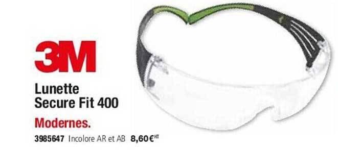 lunette secure fit 400 3m