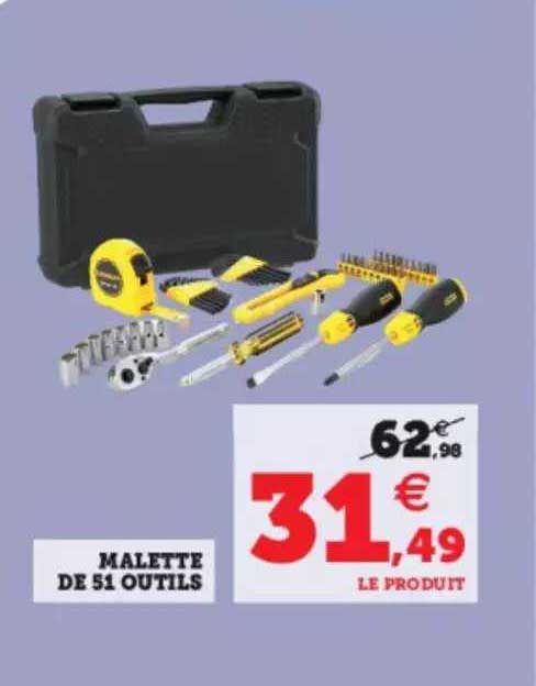 malette de 51 outils