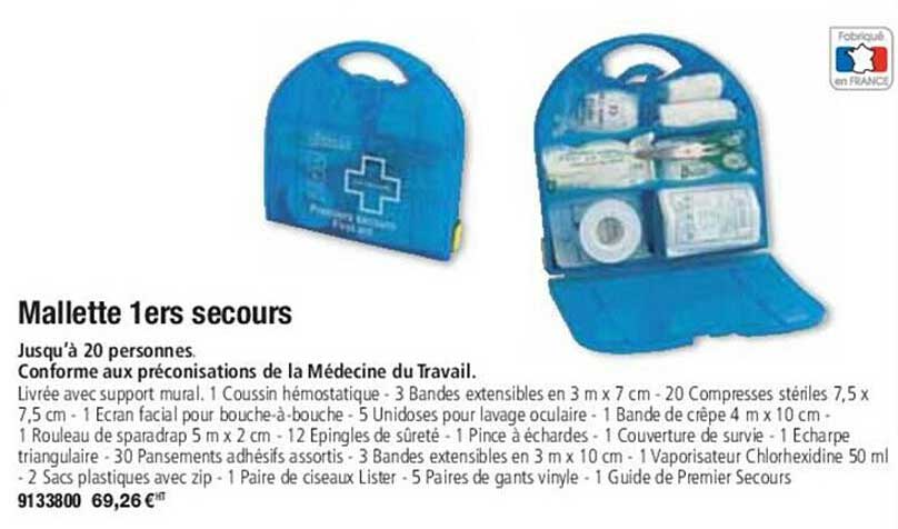 mallette 1ers secours
