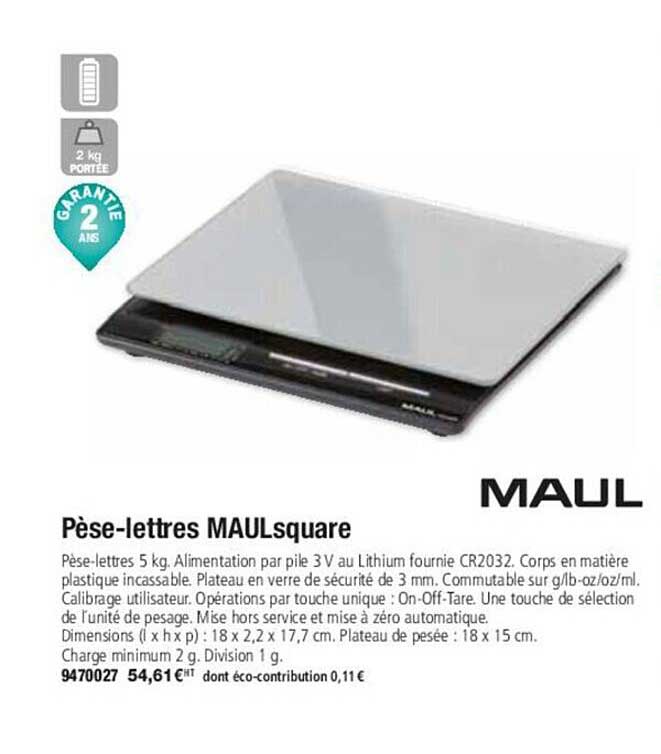 maul pèse-lettres maulsquare