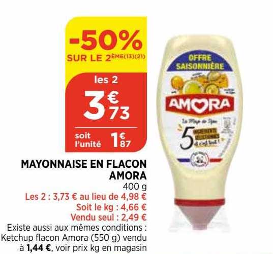 Mayonnaise En Flacon Amora