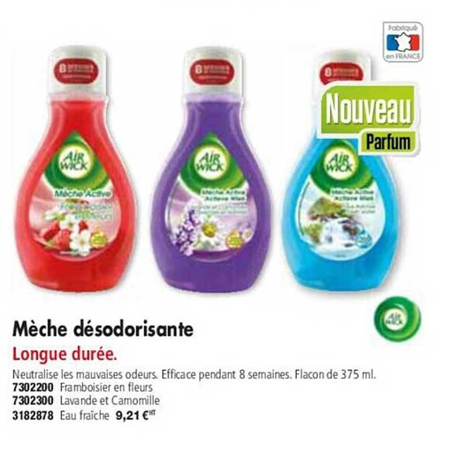 mèche désodorisante air wick