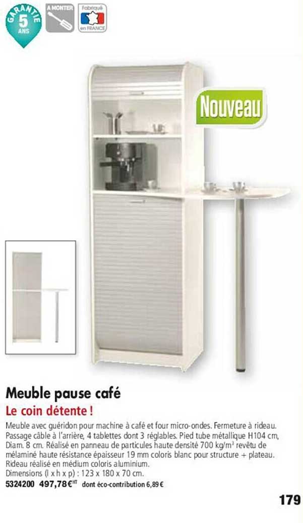 Meuble Pause Café