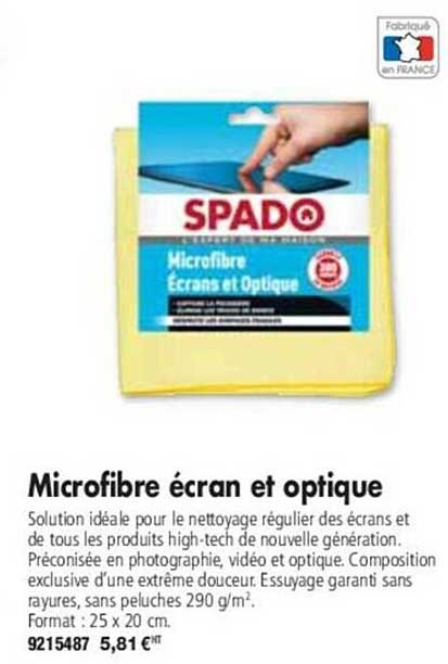 Microfibre écran Et Optique