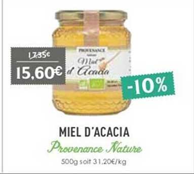 miel d'acacia provenance nature