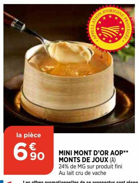mini mont d'or aop** monts de joux