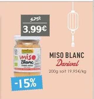 miso blanc danival