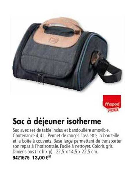 Mopod Sac à Déjeuner Isotherme