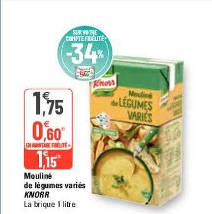 Mouliné De Légumes Variés Knorr