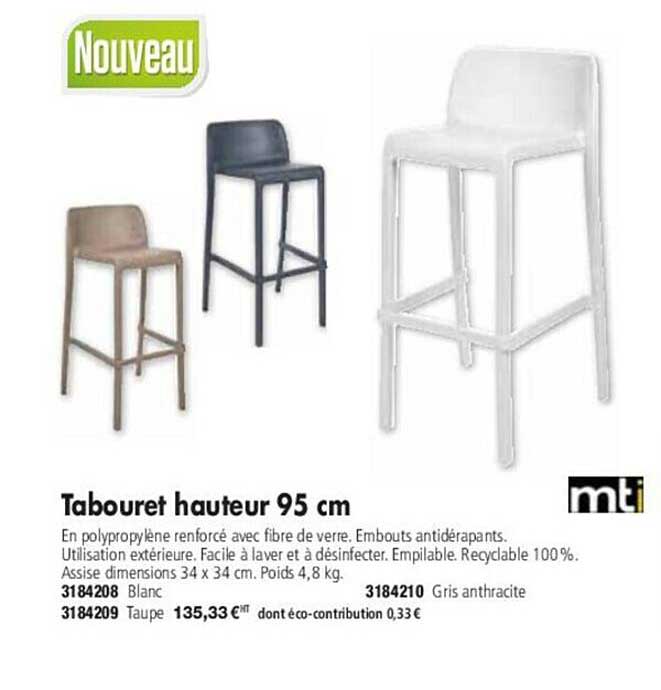 mti tabouret hauteur