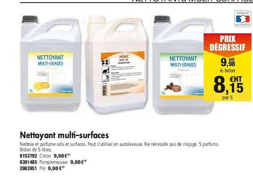nettoyant multi-surfaces