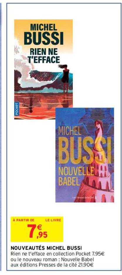 nouveautés michel bussi