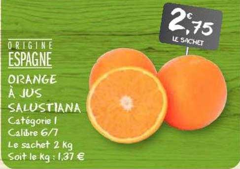 orange à jus salustiana