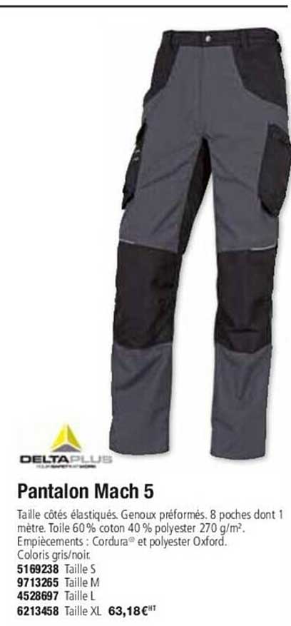 pantalon mach 5 deltaplus