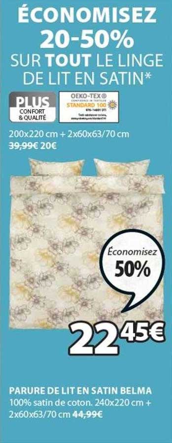 Parure De Lit En Satin Belma