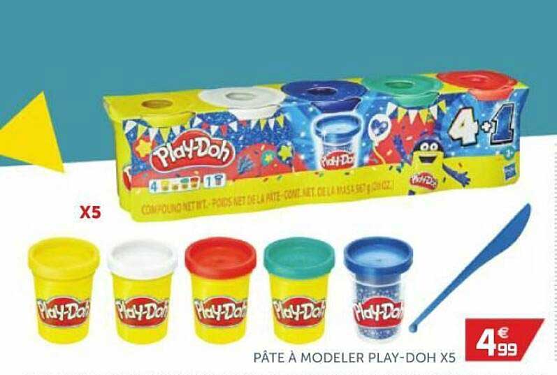 pâte à modeler play-doh x5
