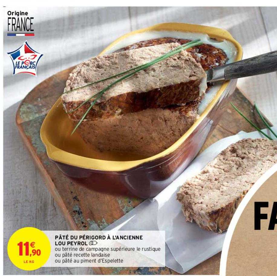 pâté du périgord à l'ancienne lou peyrol