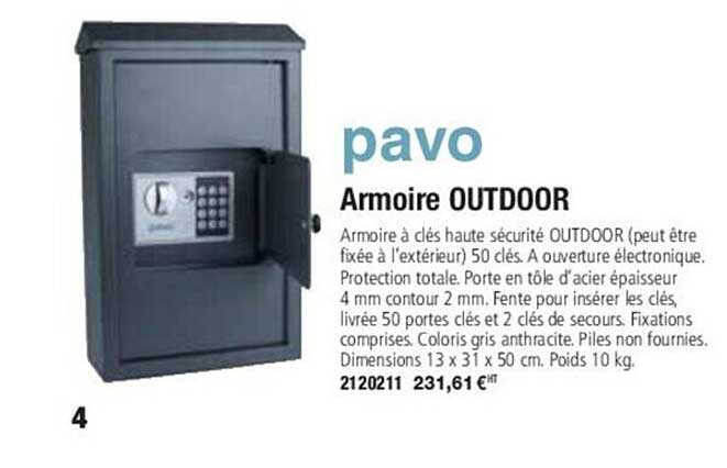pavo armoire outdoor