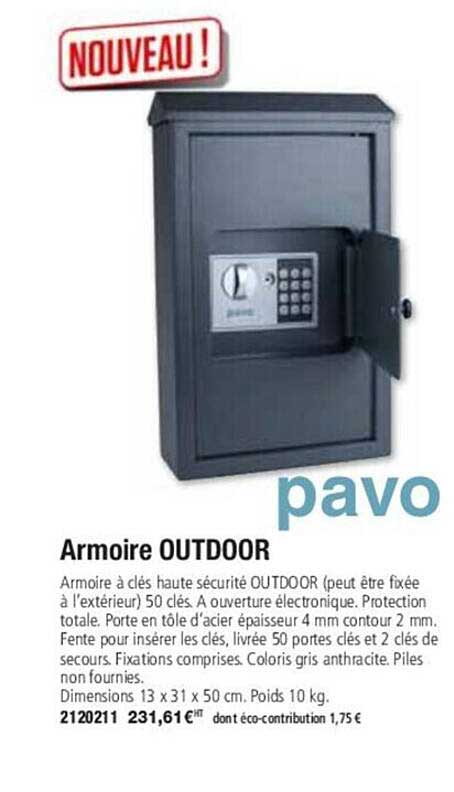 pavo armoire outdoor