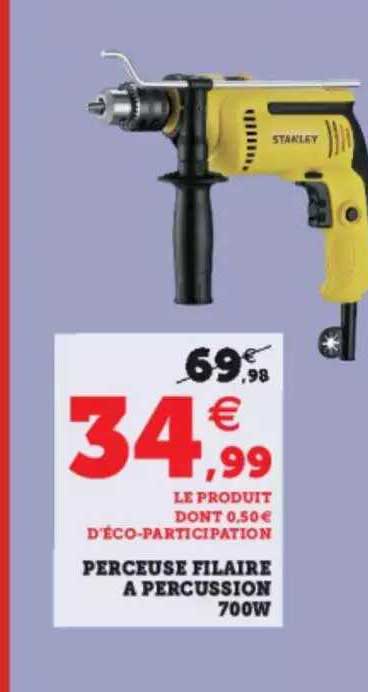 perceuse filaire à percussion 700w