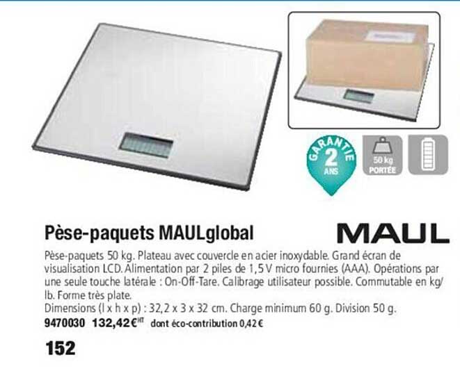 pèse-paquets maulglobal maul