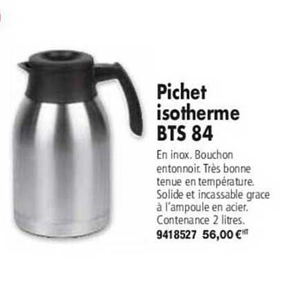 pichet isotherme bts 84