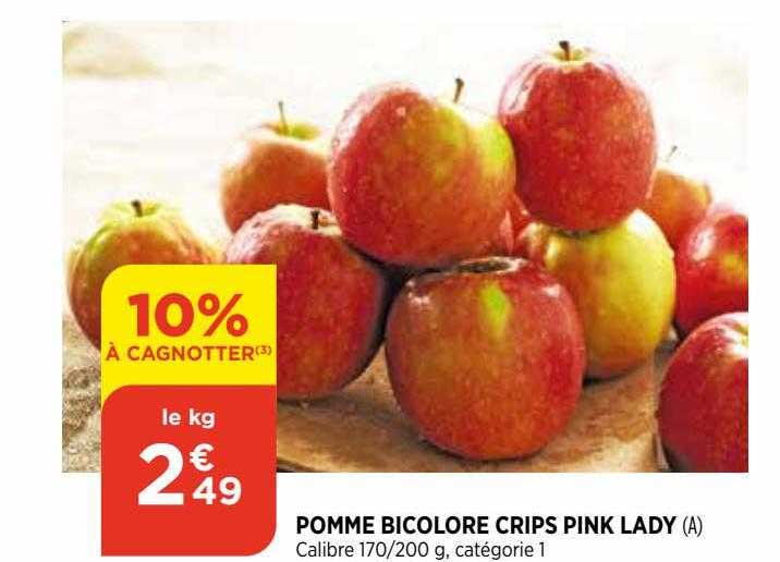 Pomme Bicolore Crips Pink Lady