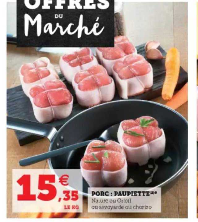 Porc : Paupiettes