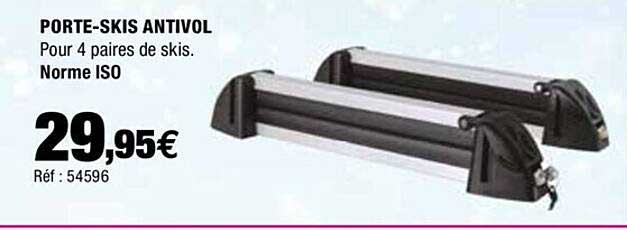 Porte-skis Antivol